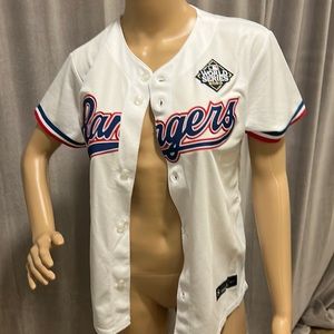 Rangers 2023 World Series jersey! Kids Medium (10-12) Women XS